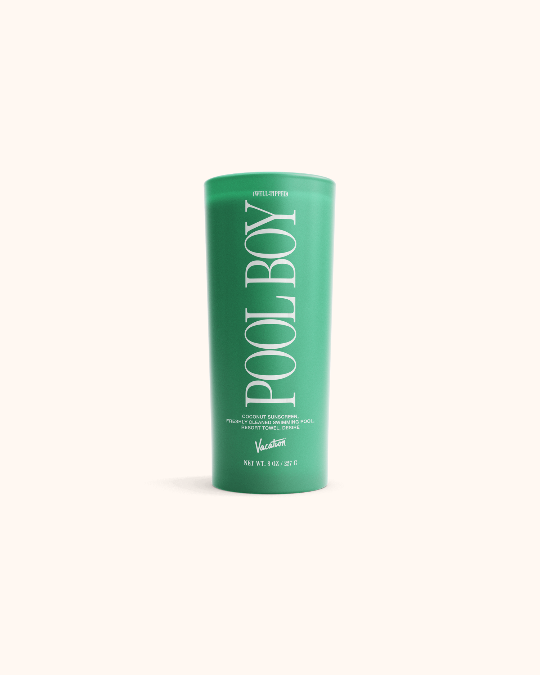 Well-Tipped Pool Boy Vacation Candle