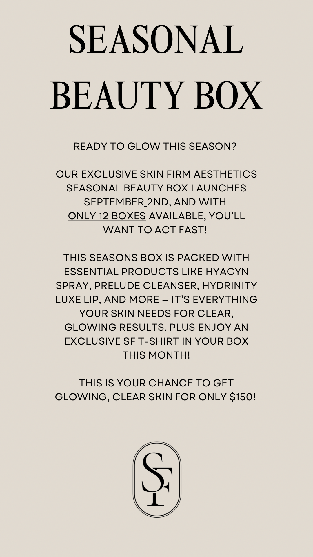 Seasonal Beauty Box